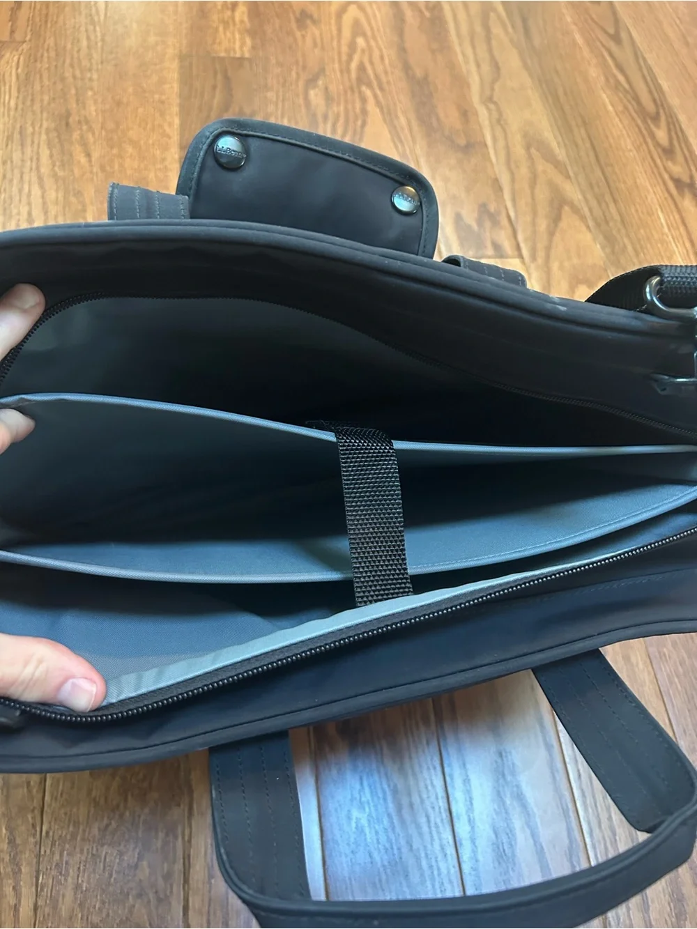 L.L.Bean Carryall Briefcase Messenger Laptop Travel Bag